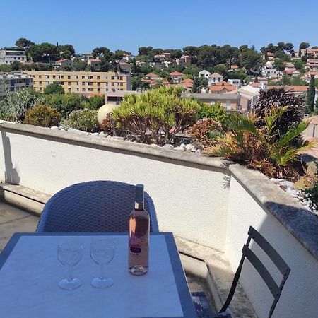 Grand Studio Terrasse De Standing, Pleine Vue Village Et Mer Кари Ле Рует Екстериор снимка